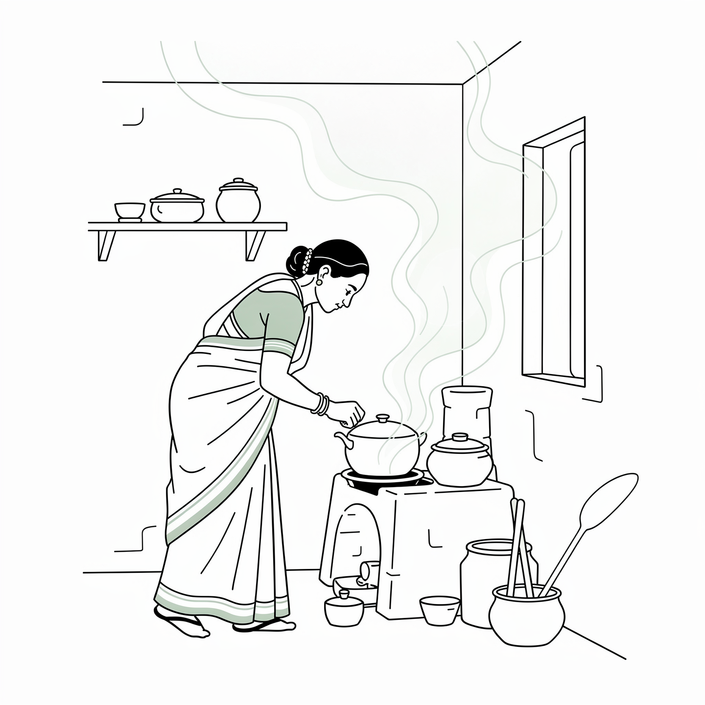 women cooking