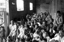 Villagers at the Awareness Meeting