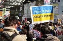 Protest in Tokyio against Russia Invasion