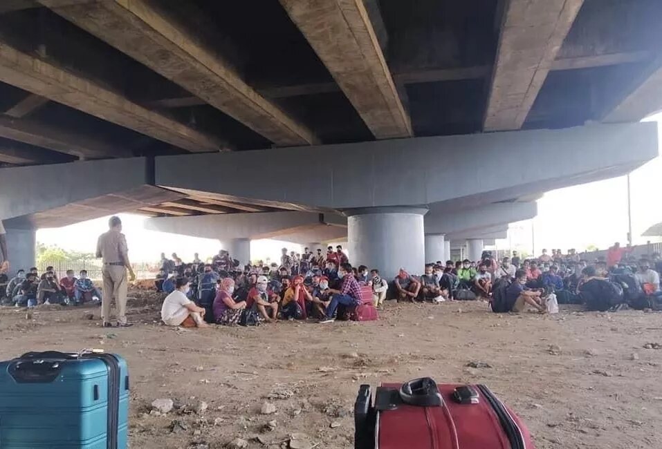Assam returnees stuck in Chennai as train got cancelled. Photo by a returnee to Alana Golmei Assam returnees stuck in Chennai as train got cancelled
