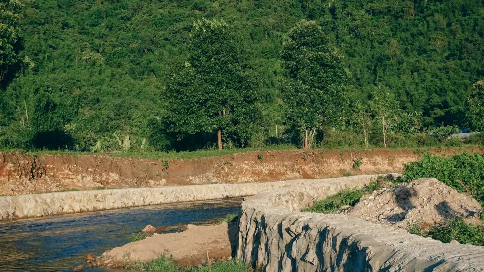 Erosion in the Diffolu river
