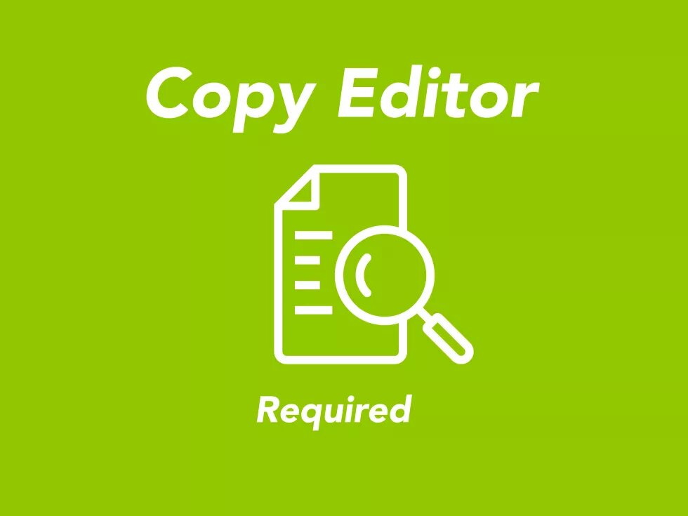 Copy editor