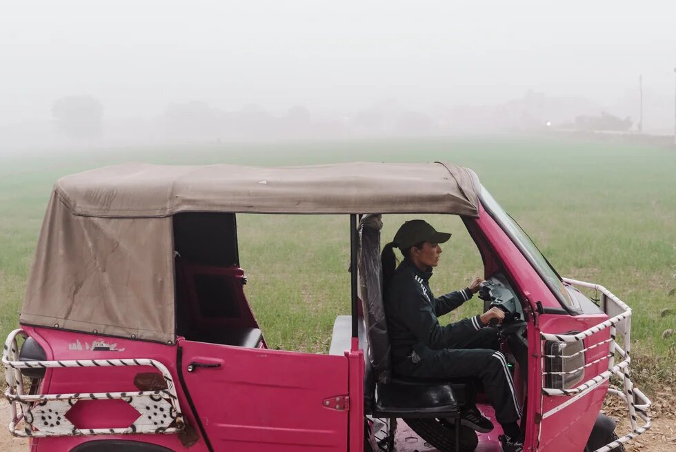 Pink Auto Driver