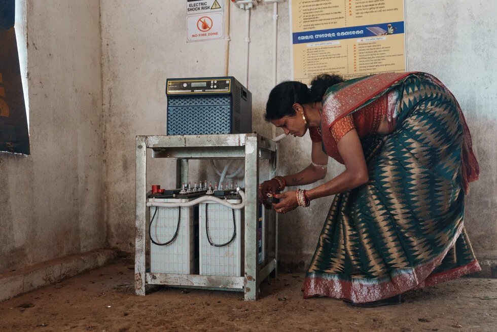Dipti with solar Power