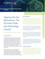 Tapping into the Momentum: The EU-India Trade and Technology Council