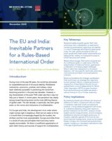The EU and India: Inevitable Partners for a Rules-Based International Order